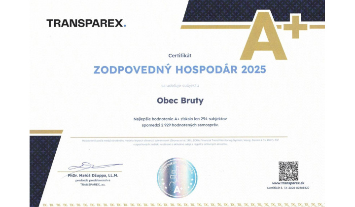 Fotka pre článok Certifikát - Zodpovedný hospodár